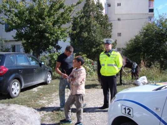 În sfârşit, Poliţia Locală strânge căruţele de pe străzile Constanţei